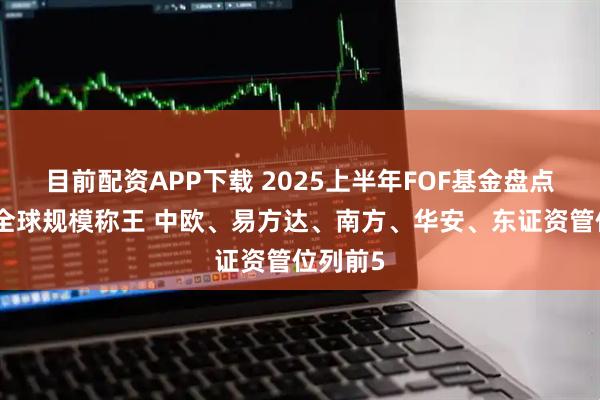 目前配資APP下載 2025上半年FOF基金盤點(diǎn)：興證全球規(guī)模稱王 中歐、易方達(dá)、南方、華安、東證資管位列前5